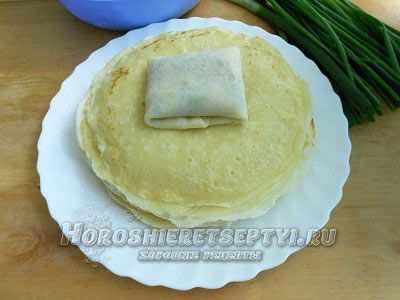 Млинці з грибами рецепт