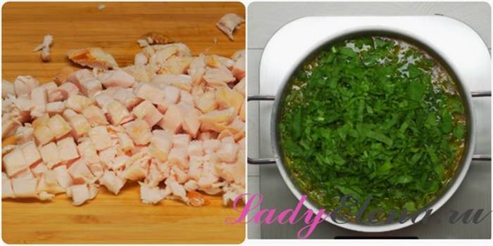 Борщ із куркою
