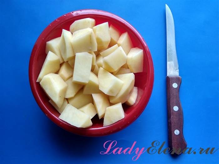 Борщ із куркою